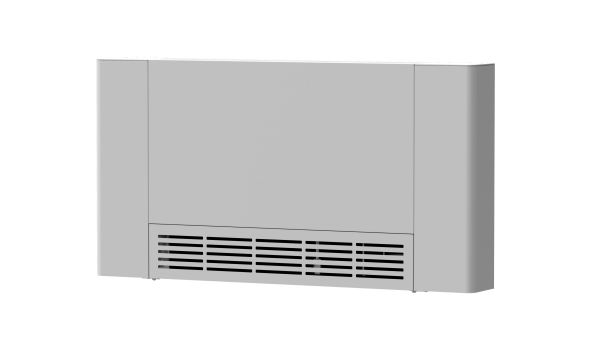 Mareli ventilator radiator 6kW wit met elektrische thermostaat